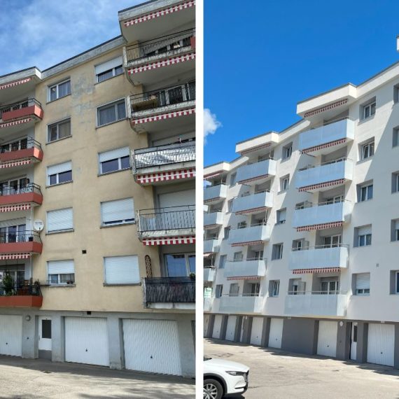 Pra 45-47, façade principale