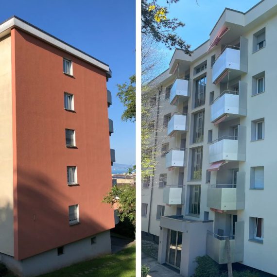 Pra 45-47, façade secondaire