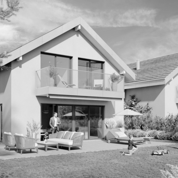 Lully villa jumelle mise en avant
